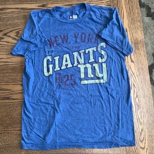 NY Giants NFL apparel blue vintage TShirt